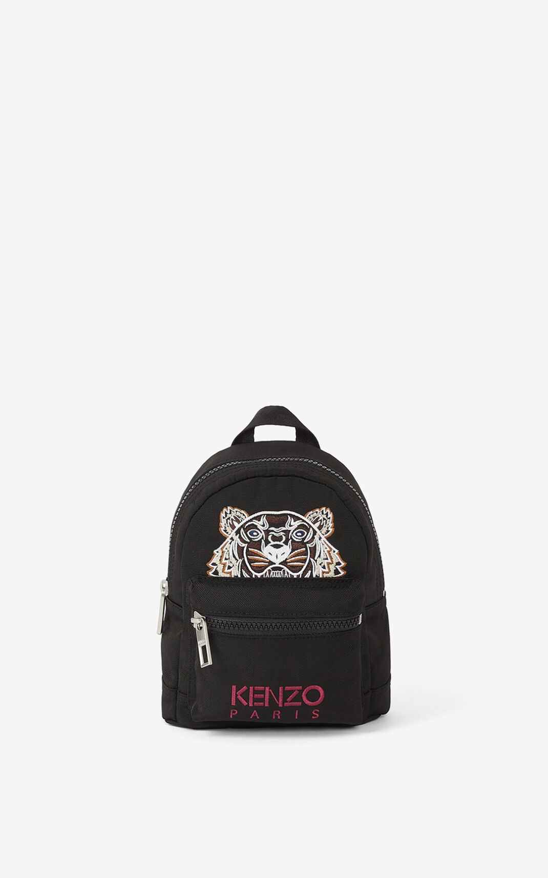 Kenzo Mini Lona Kampus Tiger Mochila Hombre Negras | 9270514-NF